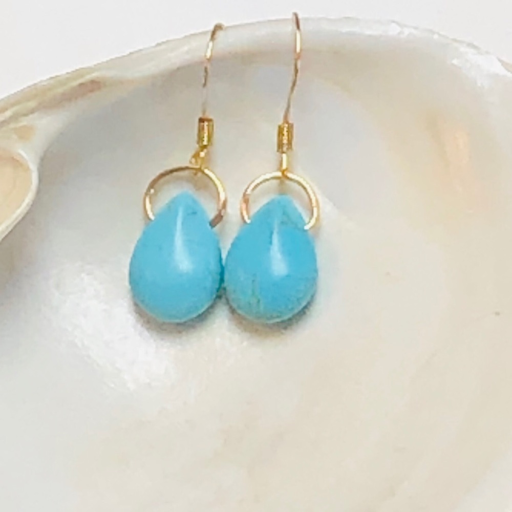 2 Pairs Turquoise